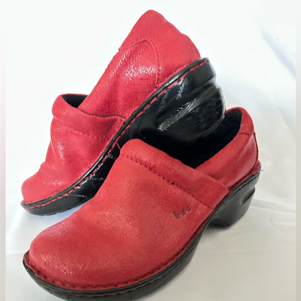 Boc Born Red Shoes Size 6 (36) Leather extrrior